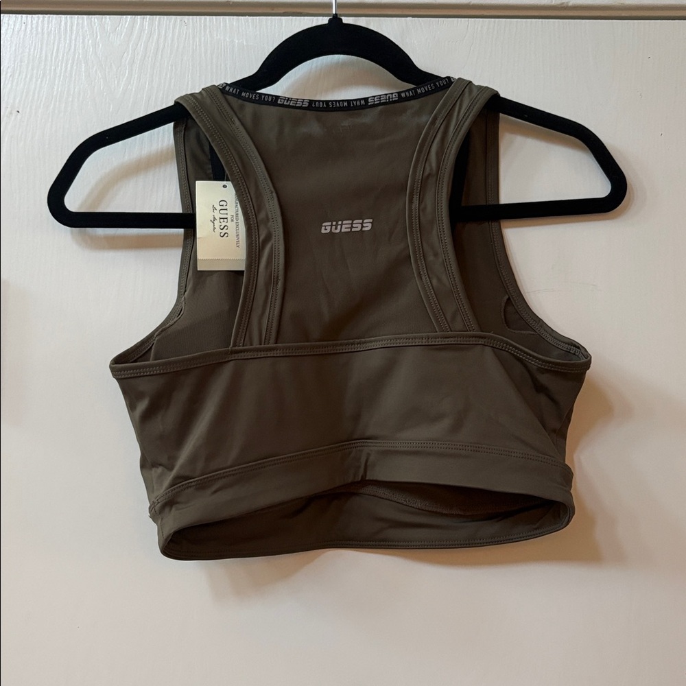 Guess Khaki Sports Bra - Picture 3 of 3